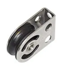 Bockrolle vertikal/horizontal 25 x 8mm Nylon