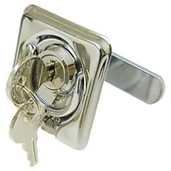 Bodenheber Edelstahl mit Schloss (2 Schlüssel)