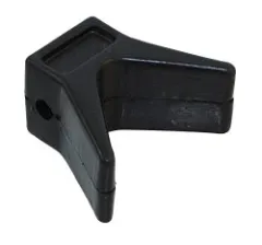 Bugpuffer aus schwarzem Gummi