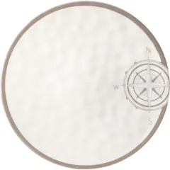 BUKH PRO Flacher Teller beige