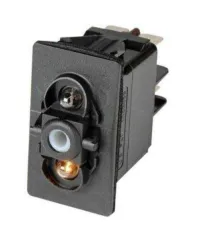 Carlingswitch 12V (12V, (ON) - OFF- (ON)*, Trimmklappen, Hydraulikpumpe, Ankerwinde, 8, 2P)