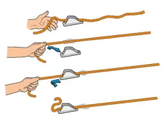 Clamcleat CL258 Stb Alu 3-6mm