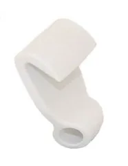 CLAMCLEAT Seilhaken für RIB-Verdecke POM für Seil 5-6mm schwarz 10St