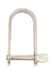 D-Schäkel Flachmaterial Bolzen M4 2St.Pack