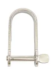 D-Schäkel Flachmaterial Bolzen M6