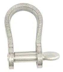 D-Schäkel Flachmaterial geschweift Bolzen M8