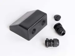 Dachdurchführung zu verdoppeln, das schwarz Solar-Panel