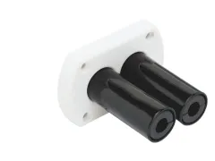 Deckdurchführung 2-fach R8W weiß