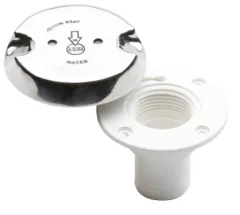 Deckeinfüllstütze Kunststoff-Gehäuse - Niro Deckel Water, Schlauchanschluss Ø38mm