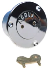 Deckeinfüllstutzen Messing Verchromt Aqua, 1-1/2 Innergewinde