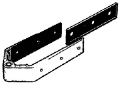 Distanzstück für Ruderbeschlag 63mm