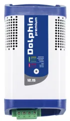 Dolphin Premium Elektronischer Batterielader, 12v, 15a, Kapazität 220ah, 96x120x238mm