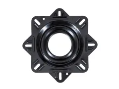 Drehplatte Steuerstühle schwarz lackiert