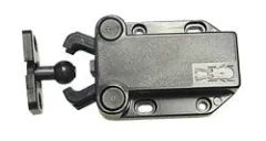 Druckverschluss ABS Kunststoff groß schwarz