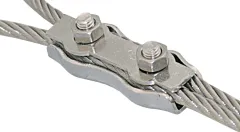 Duplexklemme 1.4401 f. 5mm Drahtseil