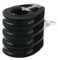 Dynamic 4-fachblock 60mm m. Wirbelschäkel+Hundsfot