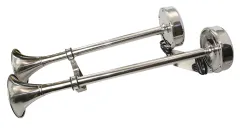 Edelstahl-Horn doppelt 12V 450mm 108db