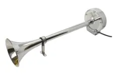 Edelstahl-Horn einzeln 390mm 12V 110db