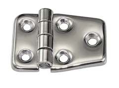 Edelstahl-Scharnier hoch 405 x 59mm