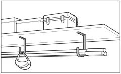 Edelstahlhaken Typ JFT 83mm T x180mm L
