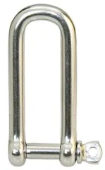 Edelstahlschäkel D-Form lang 5mm