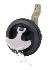 Einlaßgriff Drehverschluss Mit Chromgriff Und Gehäuse Aus Kunststoff