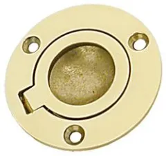 Einlassgriff Messing 60mm RUND