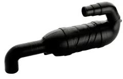 End-Auspuff/Schalldämpfer 135° Abgang