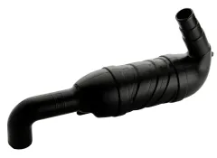 End-Auspuff/Schalldämpfer 180° Abgang