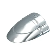 Endstück Aus Rostfreiem Stahl Sphaera 50 Mit Pvc-Boden (Paar B+C )