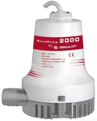 Europump II Lenzpumpe (12V/11A, 29 mm, 128 l/min., 65 l/min., 3.5 m, 15 x 12)