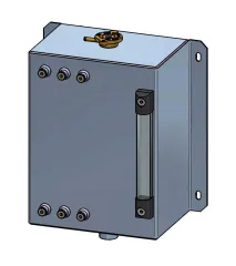 Expansionsbehälter + Füllstandsanzeige (15 Liter, 330 x 364 x 239 mm)