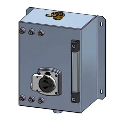 Expansionsbehälter + Füllstandsanzeige + Murphy Schalter (60 Liter, 480 x 577 x 364 mm)