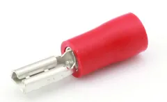 Fachstecker unisoliert (2.8 x 0.5 mm, rot, 100)
