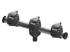 Borika FASTen Gm350-3 Reling mit 3 Zubehörhaltern 350mm