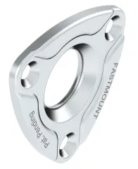 FASTMOUNT Profile Buchse zum Anschr.,MS vernickelt,Haltekr., 10kg, 100 St.