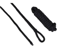 Fenderleine PES+ PP-Kern geflochten mit Augspleiß+Takling schwarz 12mm 2.5m (2ST)