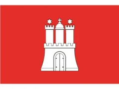 Flagge SB Hamburg 20x30cm