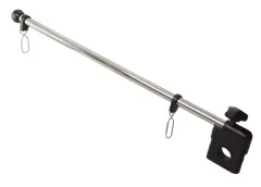 Flaggenstock Edelstahl 44cm mit Halterung-22/25mm