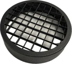 Gitter-Einströmhaube 90 mm