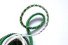 GLEISTEIN SpinGrip Dyneema/PES verjüngt 10/7mm 30m grau/weiß