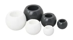 Griffkugel anthrazit max. 5mm (10er Packung)