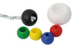 SEA SURE Griffkugel Kunststoff 32mm, für Seil 7mm gelb 100St.