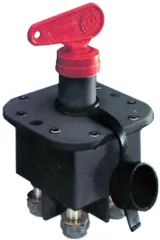 Hauptschalter, Kunststoff, 120a Dauerleistung, Doppelpolig