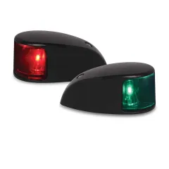 Hella NaviLED Compact Deckmount Navigation Light Pair (BB+SB, schwarz, getönt, 2)