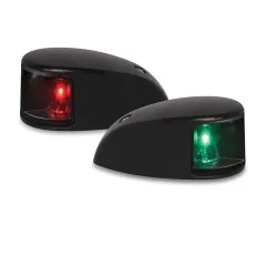 Hella NaviLED Compact Deckmount Navigation Light Pair (BB+SB, schwarz, hell, 2)