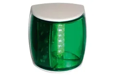 Hella NAVILED-PRO Stuurboordlantaarn, 9-33V, 112.5°, BSH-2NM, wit huis met groene lens