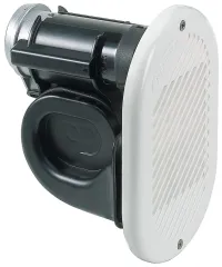 Hurricane Horn - eingebaut (12V, weiß, 147 mm, 190 x 120 mm, 120 dB)