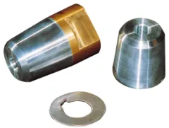 Hutmutter Mit Zinkanode & Niro Sicherungsblech Für Propellerwelle Ø60mm