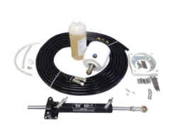 Hydraulischer Steuersatz 50kgm, Inkl. Pumpe/Zyl./Fitting/Öl (Teleflex)